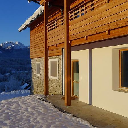Appartamento Der Weber - Haus Der Zukunft Hermagor-Pressegger See Esterno foto